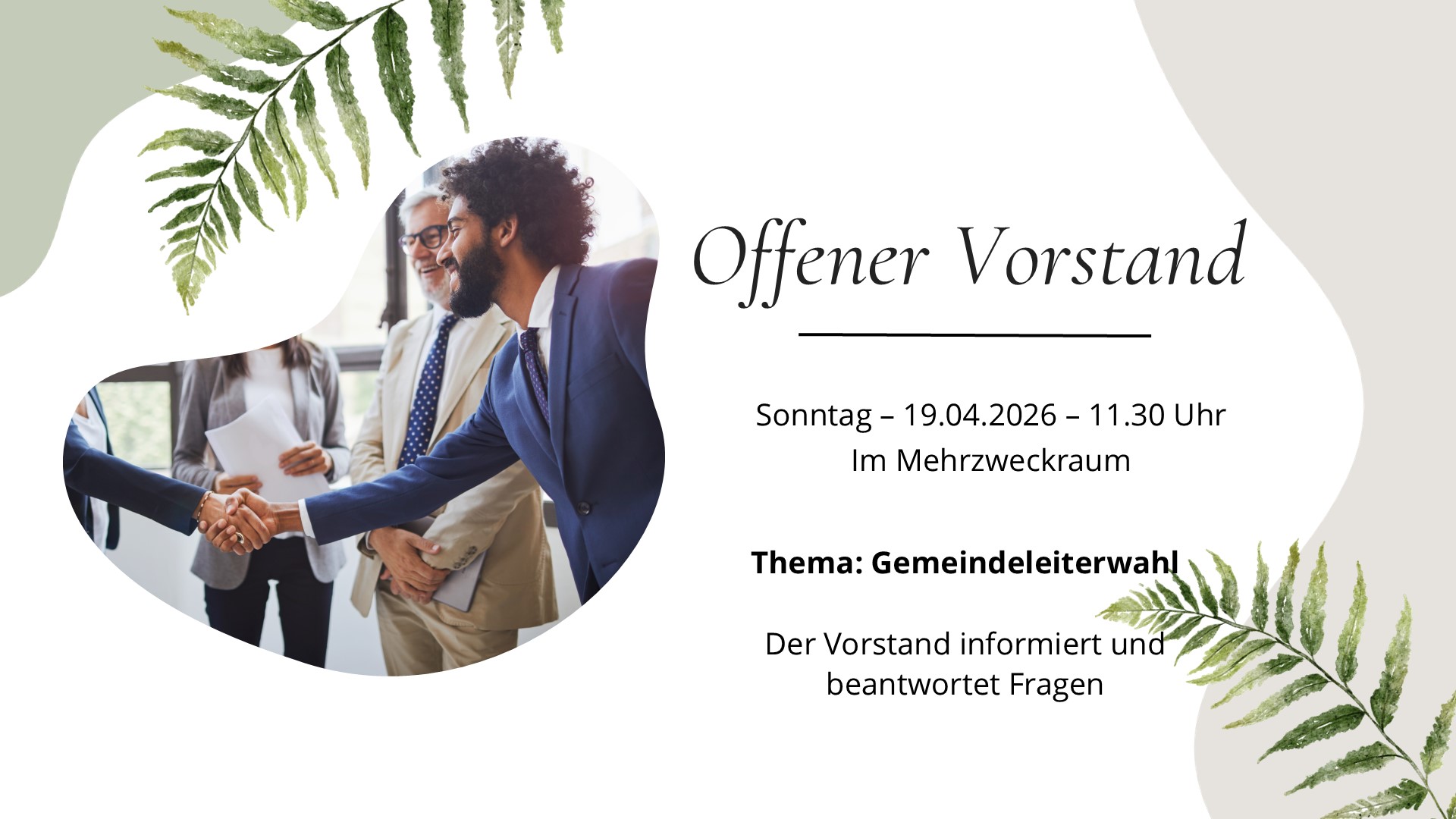 Offener Vorstand 0419